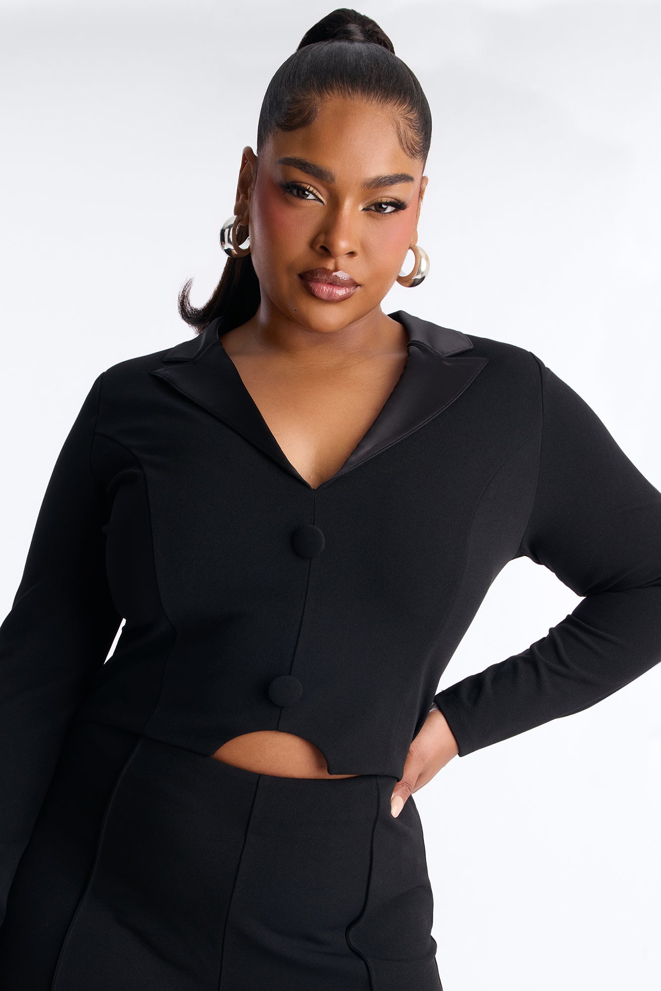 Trying To Impress Jumpsuit - Black
