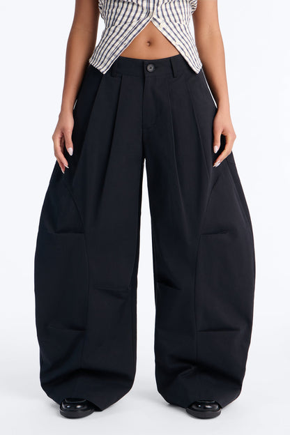 Cooler Than You Barrel Leg Pant 30″ - Navy