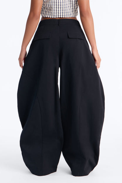 Cooler Than You Barrel Leg Pant 30″ - Navy