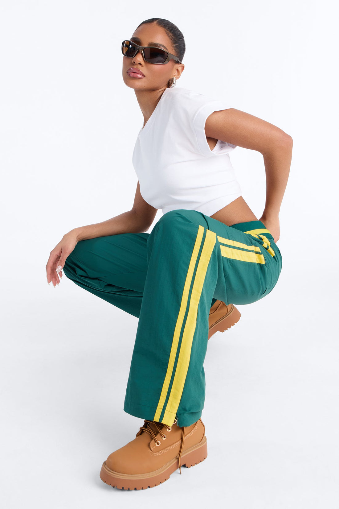 Urban Windbreaker Pants - Green/combo