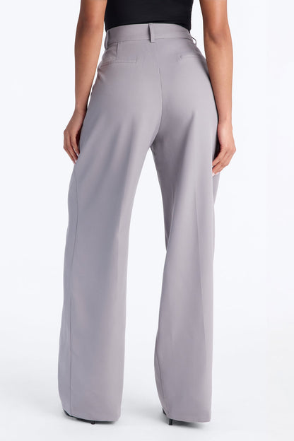 Kendall High Rise Trouser Pant - Grey