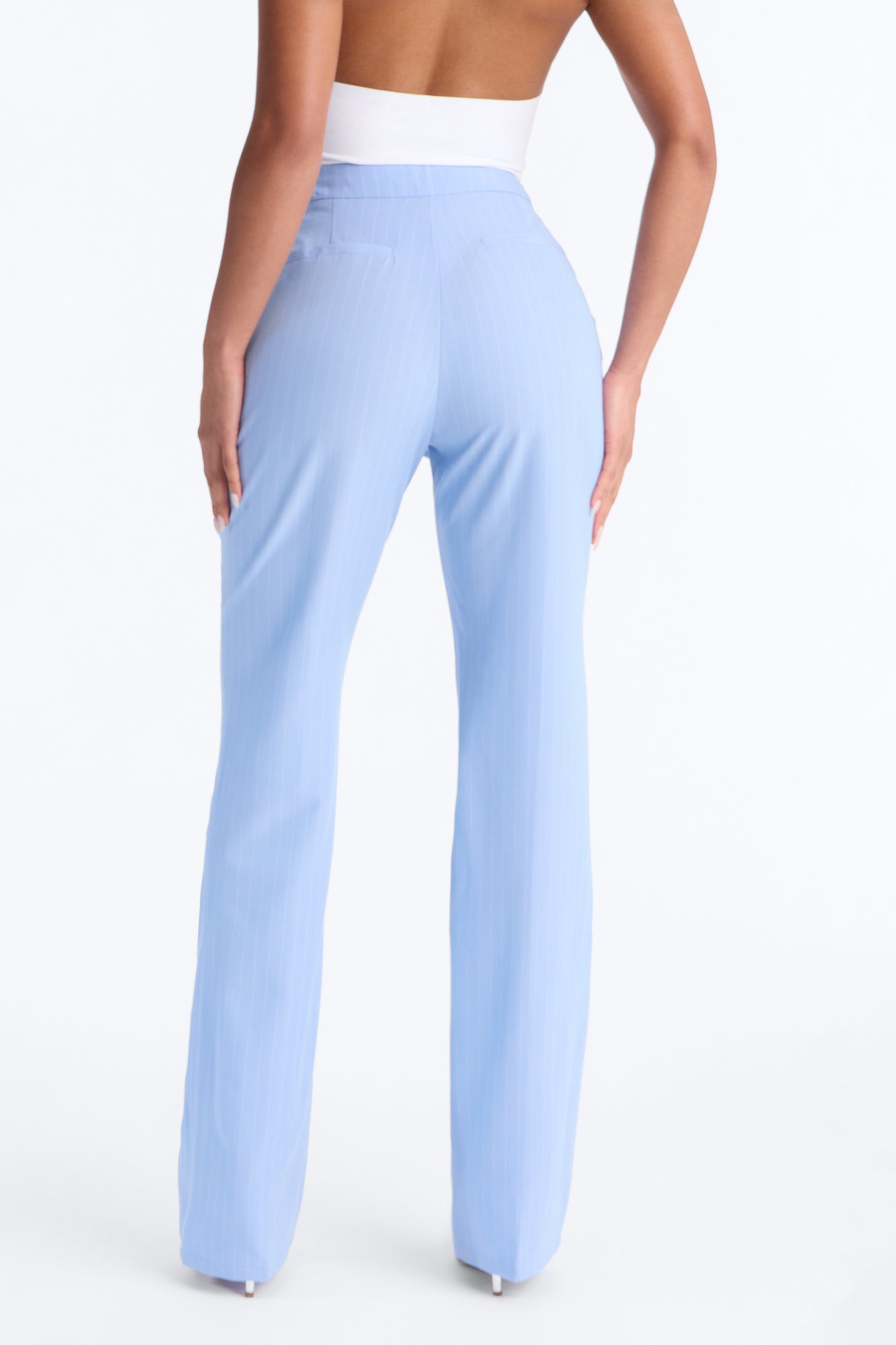Steal The Show Pinstripe Trouser Pant 33″ - Blue