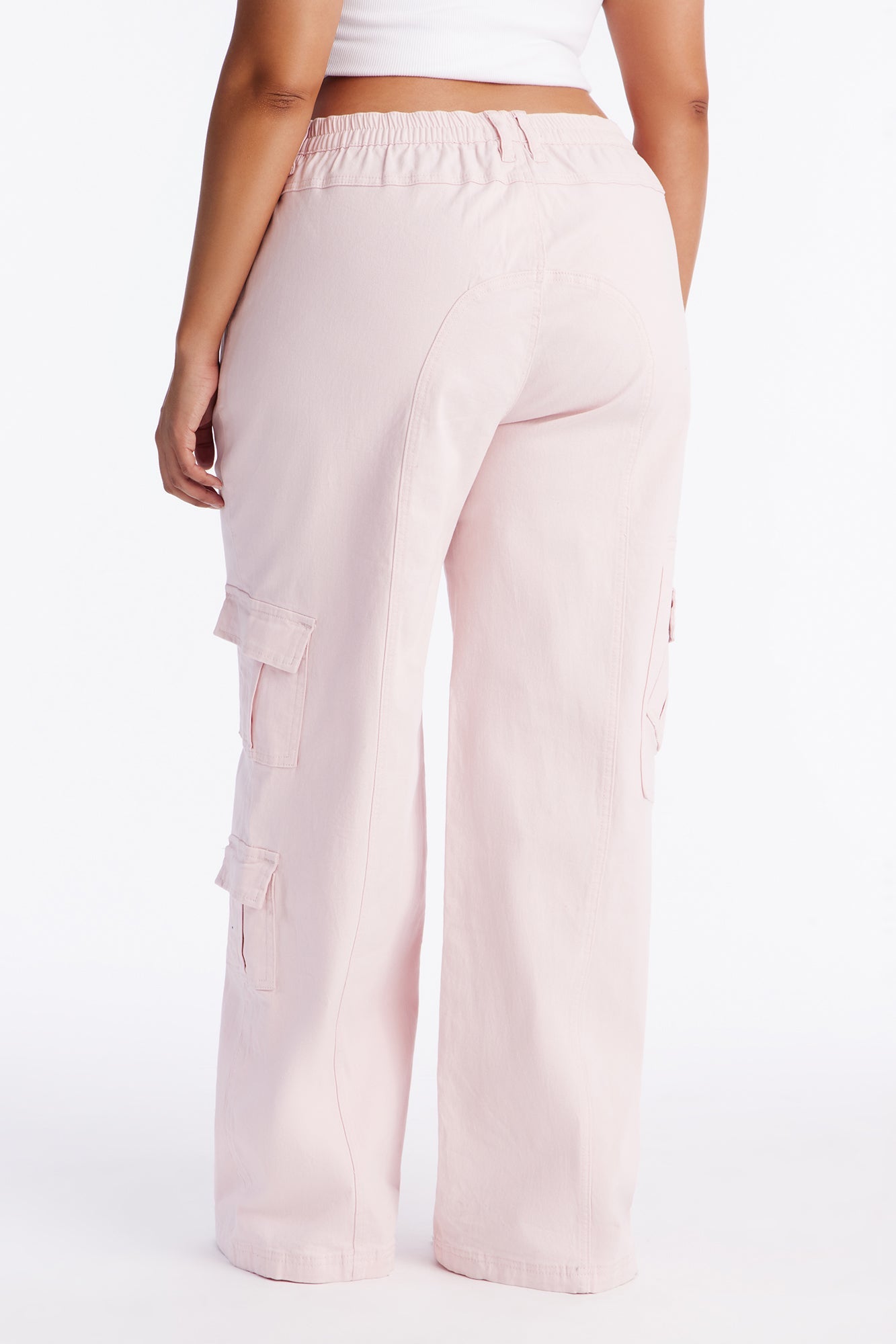 Berkely Washed Cargo Pant - Pink
