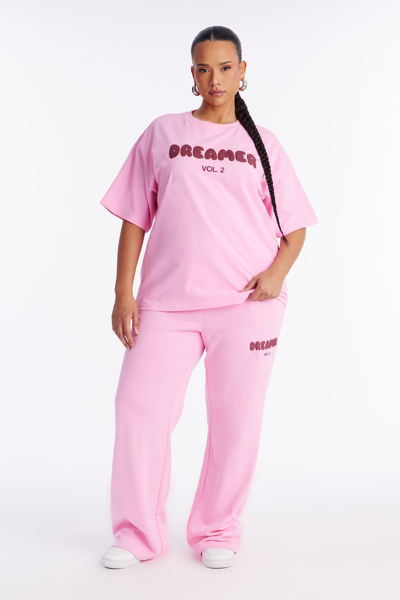 City Of Dreamers Pant Set - Pink
