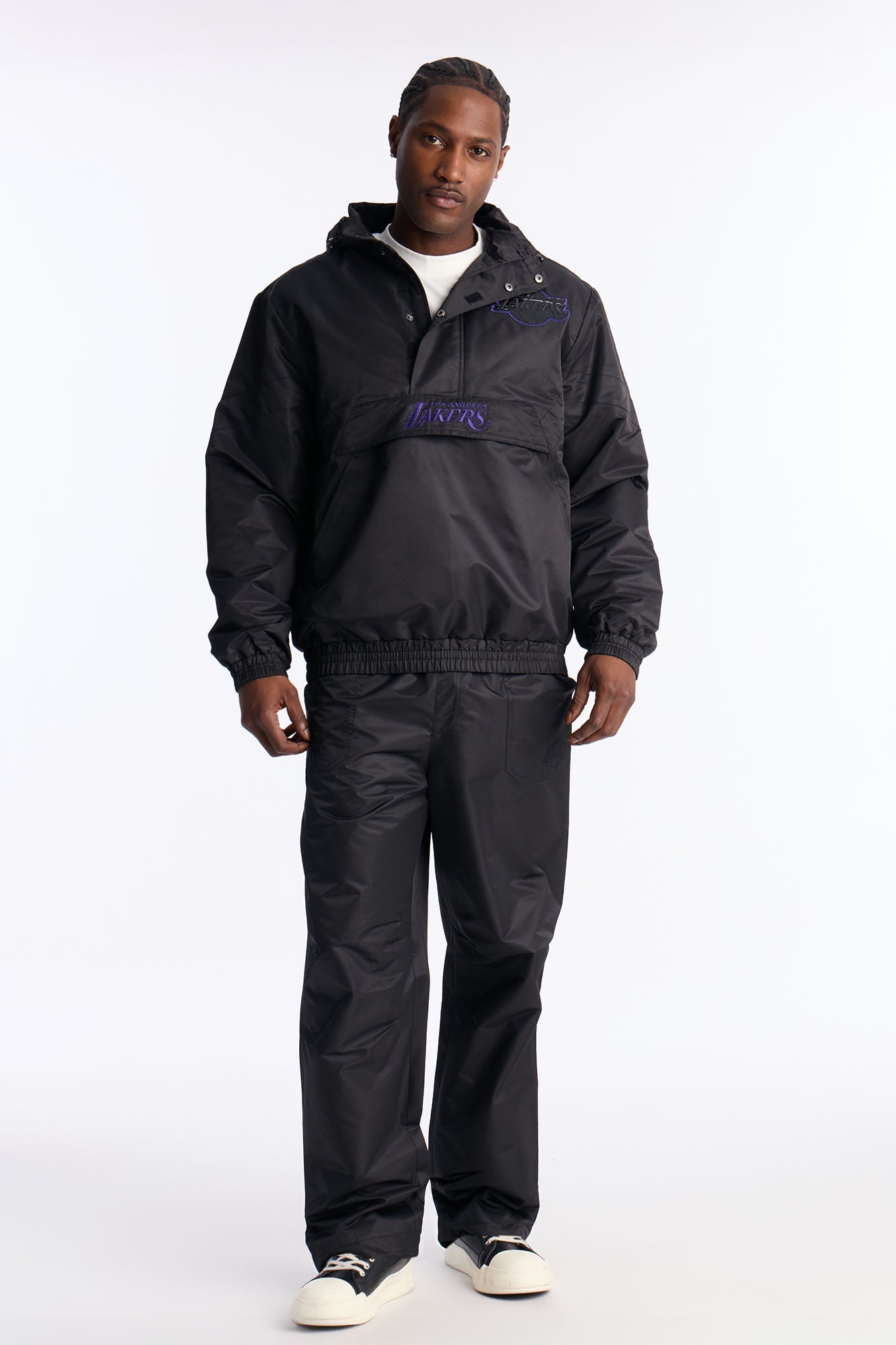 Lakers Black Out Jacket - Black