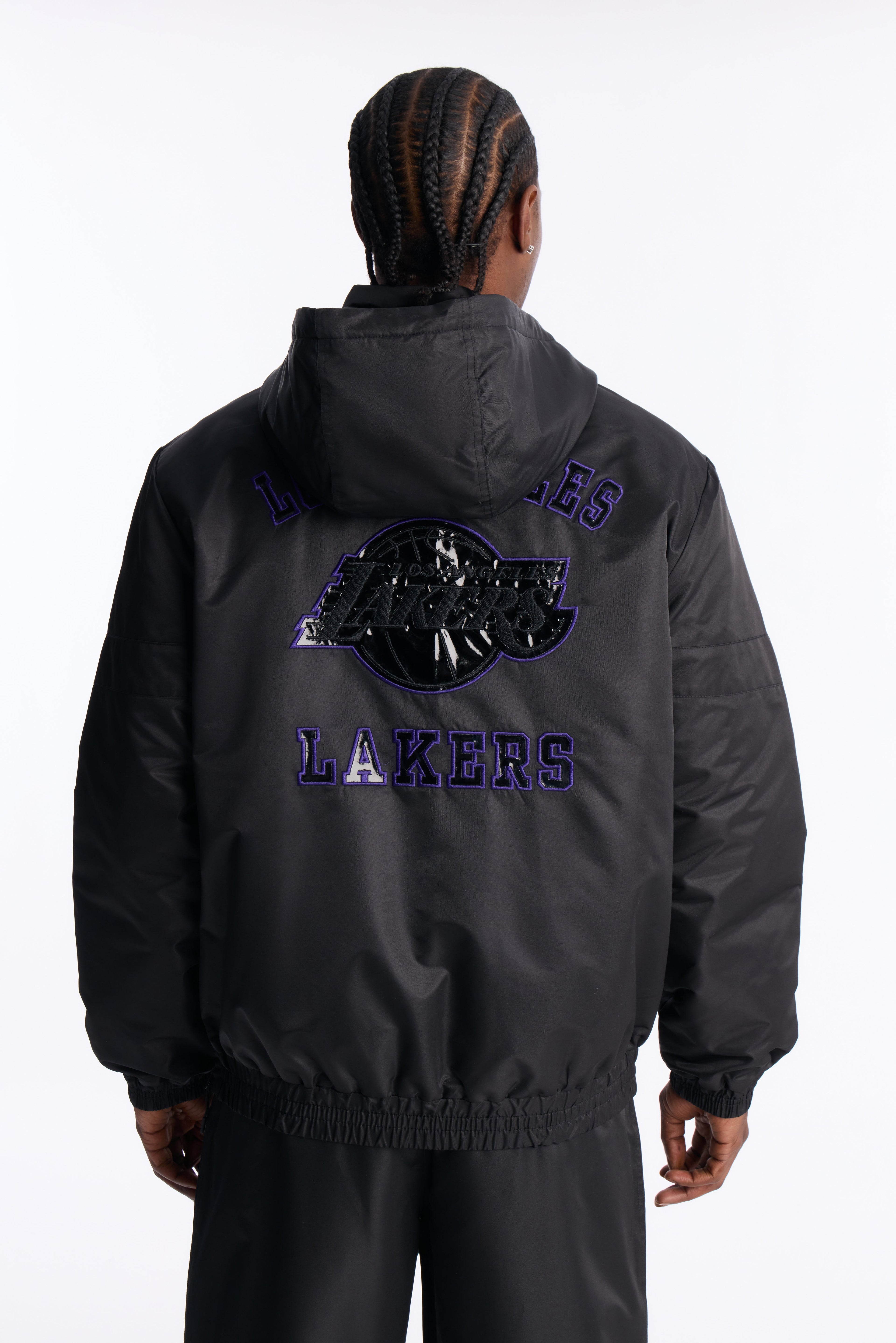 Lakers Black Out Jacket - Black