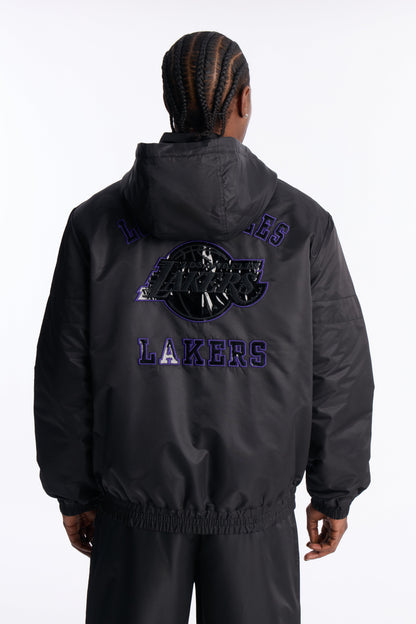 Lakers Black Out Jacket - Black