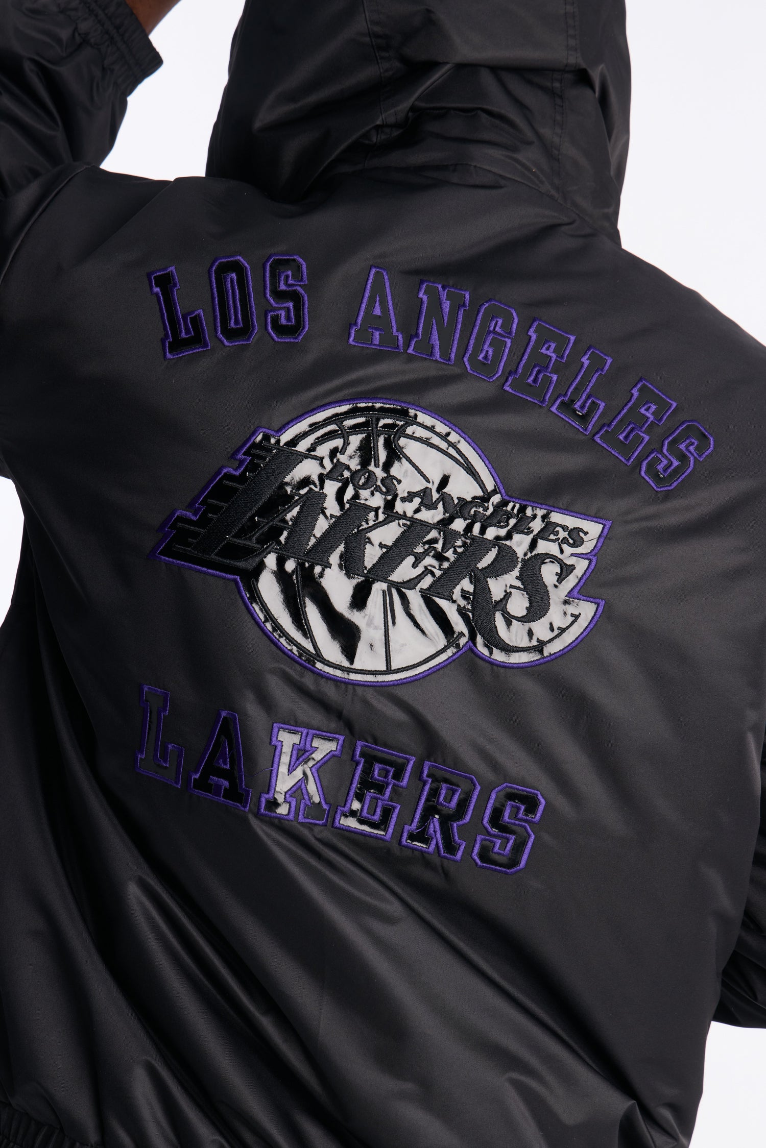 Lakers Black Out Jacket - Black