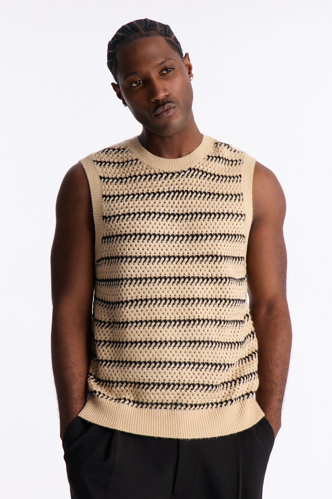 Westchester Sweater Vest - Tan