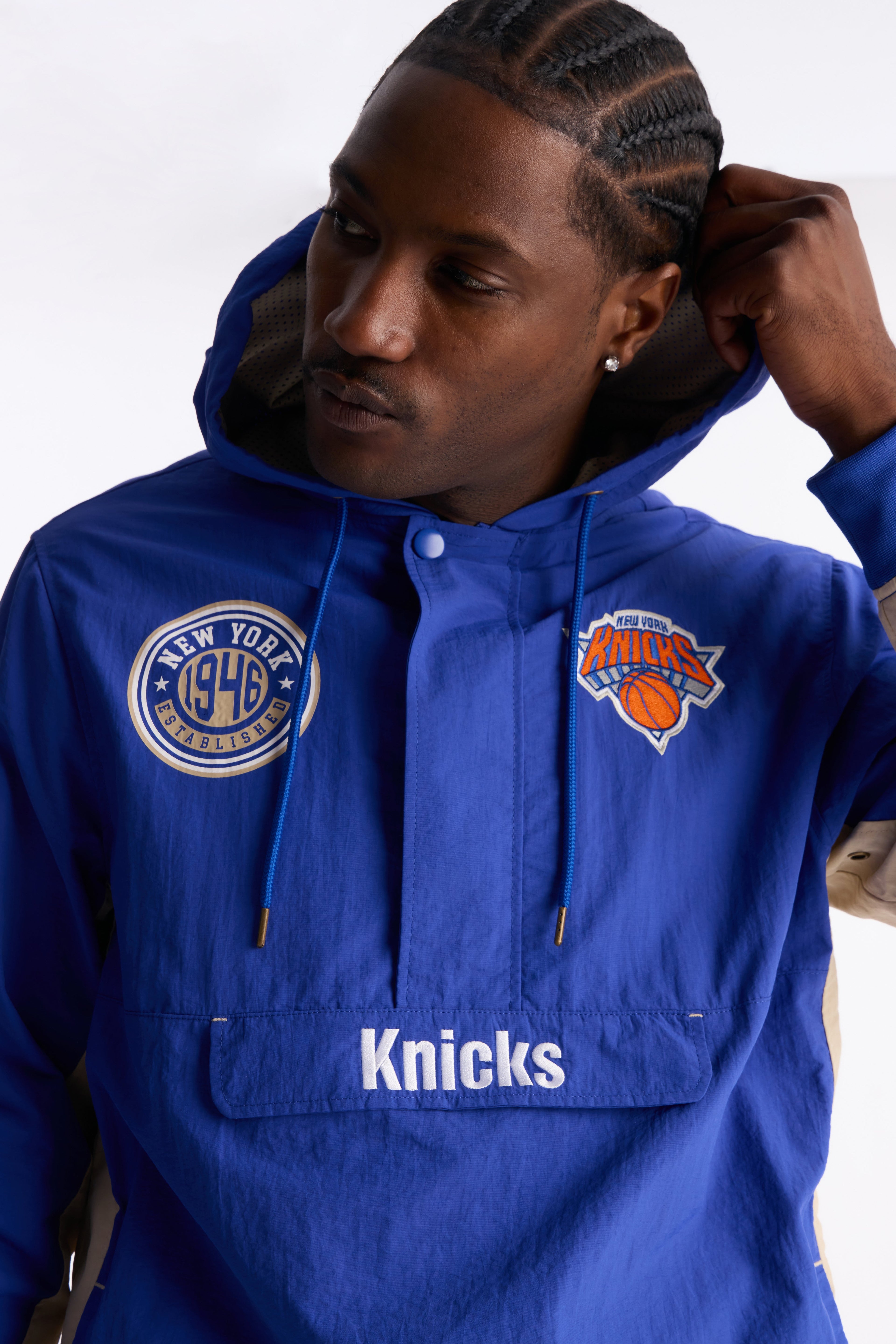 Knicks Bleacher Creature Jacket - Royal