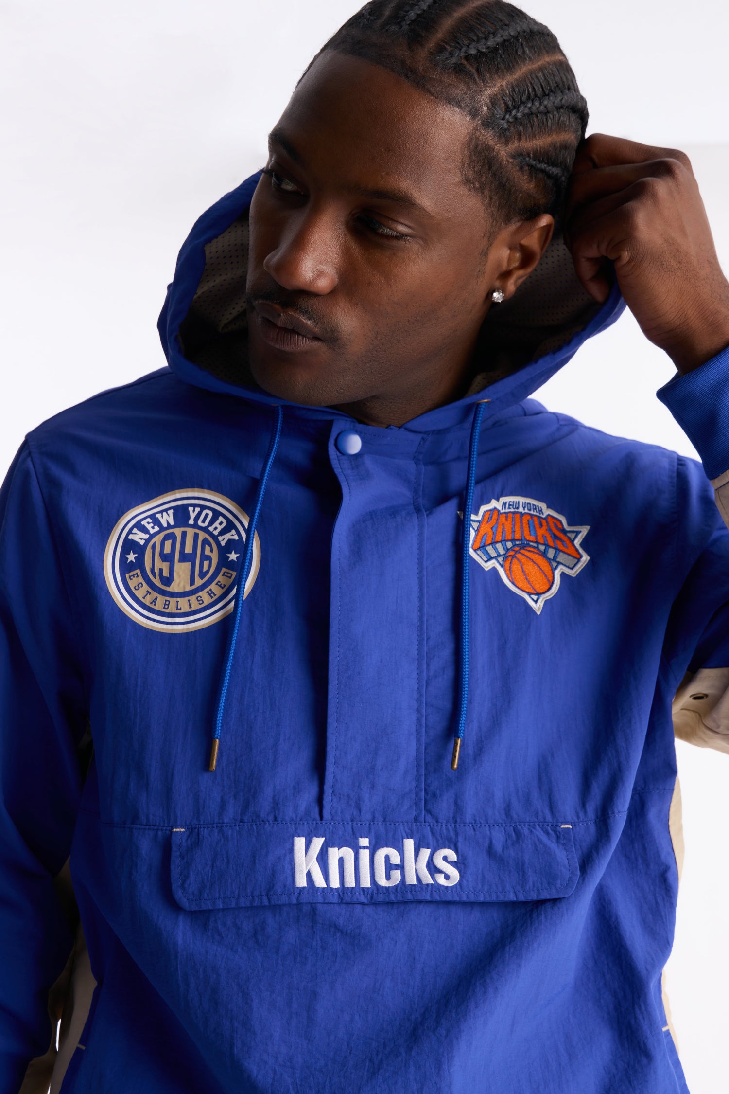 Knicks Bleacher Creature Jacket - Royal
