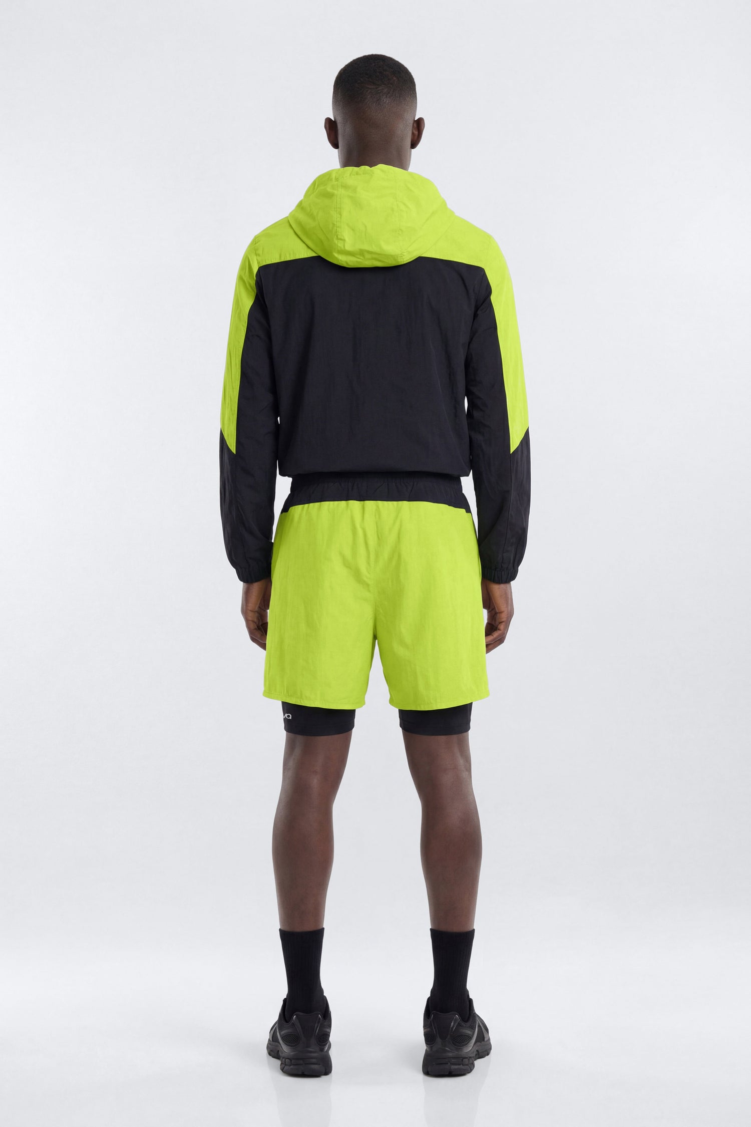 ProRipStop 7″ Built In Compression Shorts - Neon Yellow