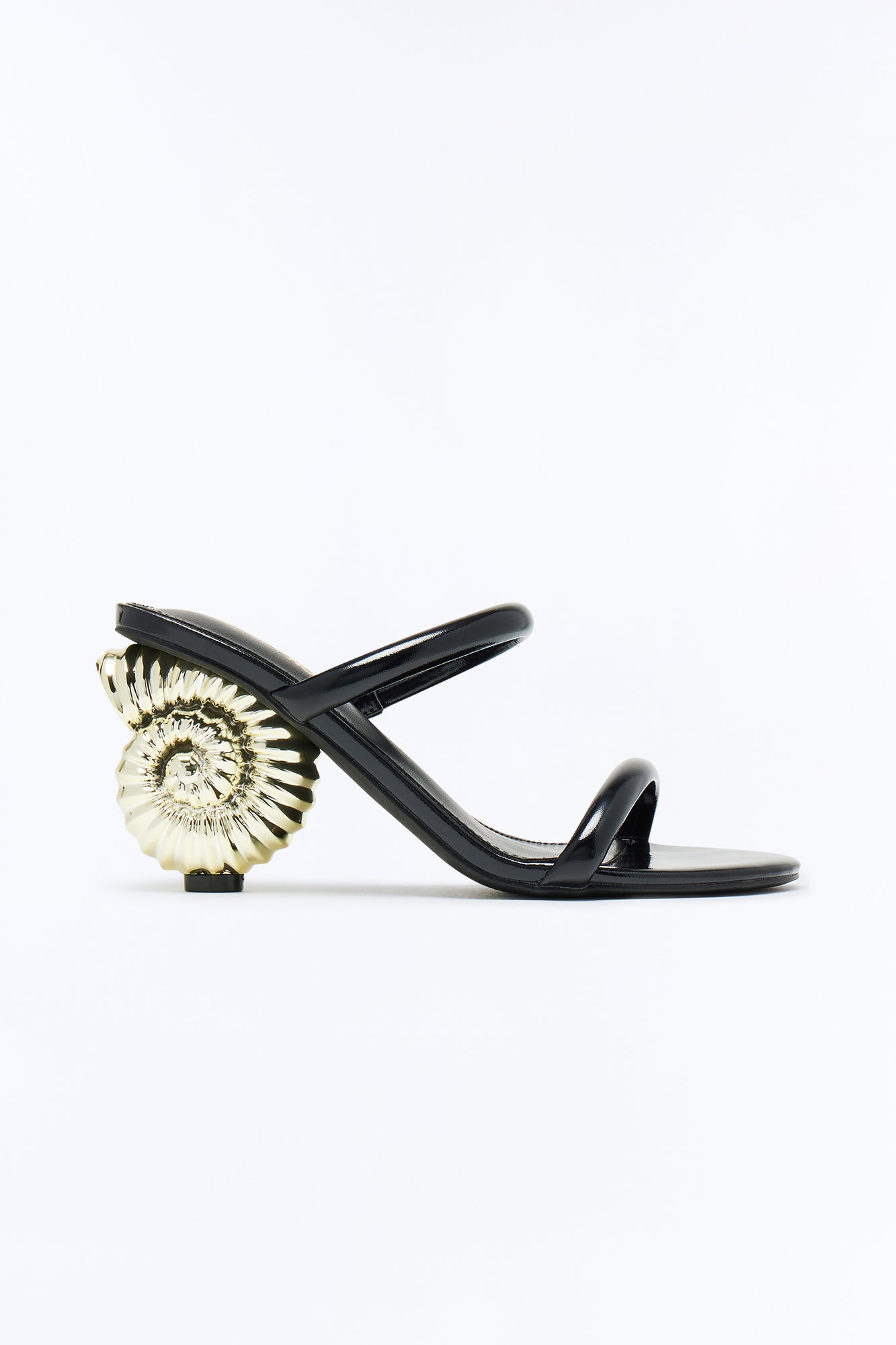 Polynesia Seashell Mules - Black
