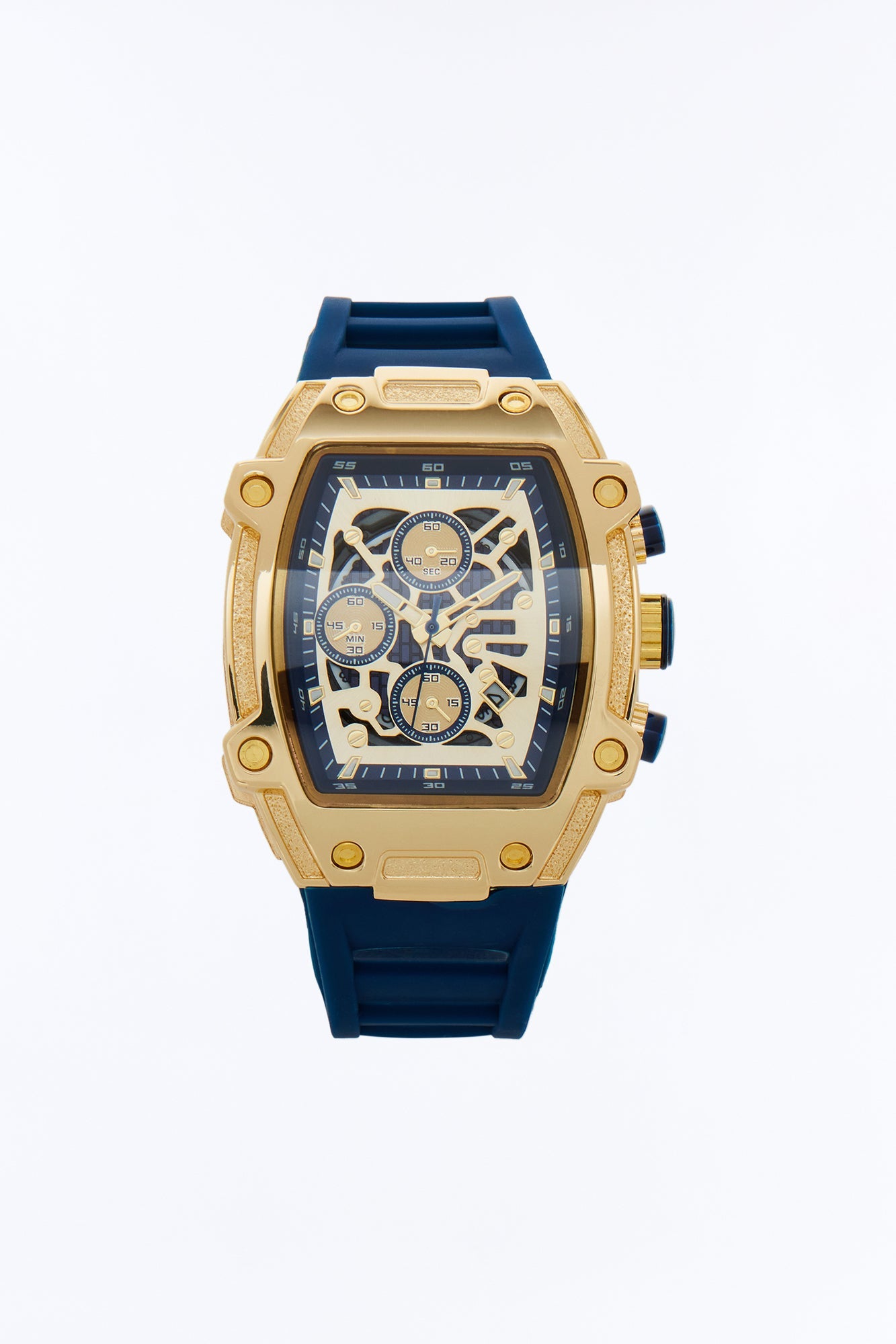 Elevated Brickell Watch - Blue/Gold