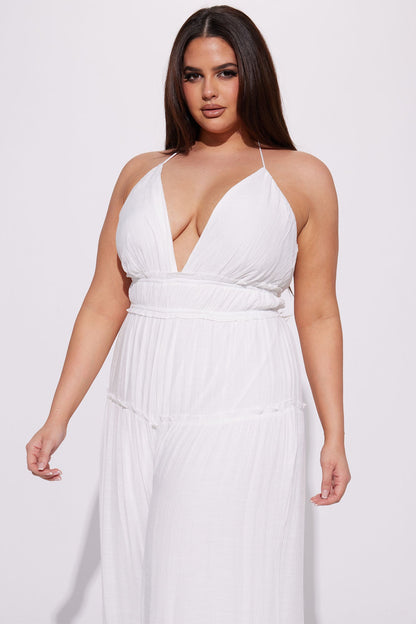 Gianna Gauze Jumpsuit - White