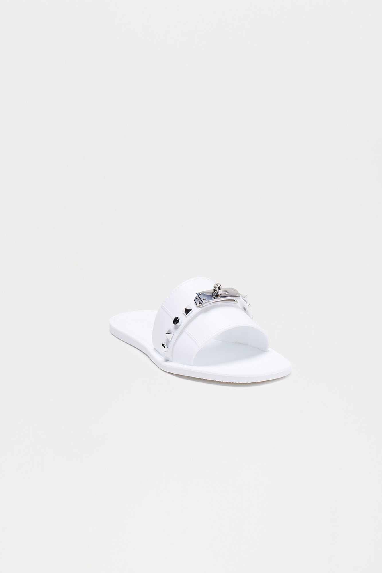 Ellis Hardware Sandals - White
