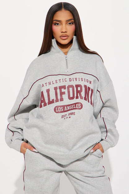 California Life Sweatsuit - Heather Grey