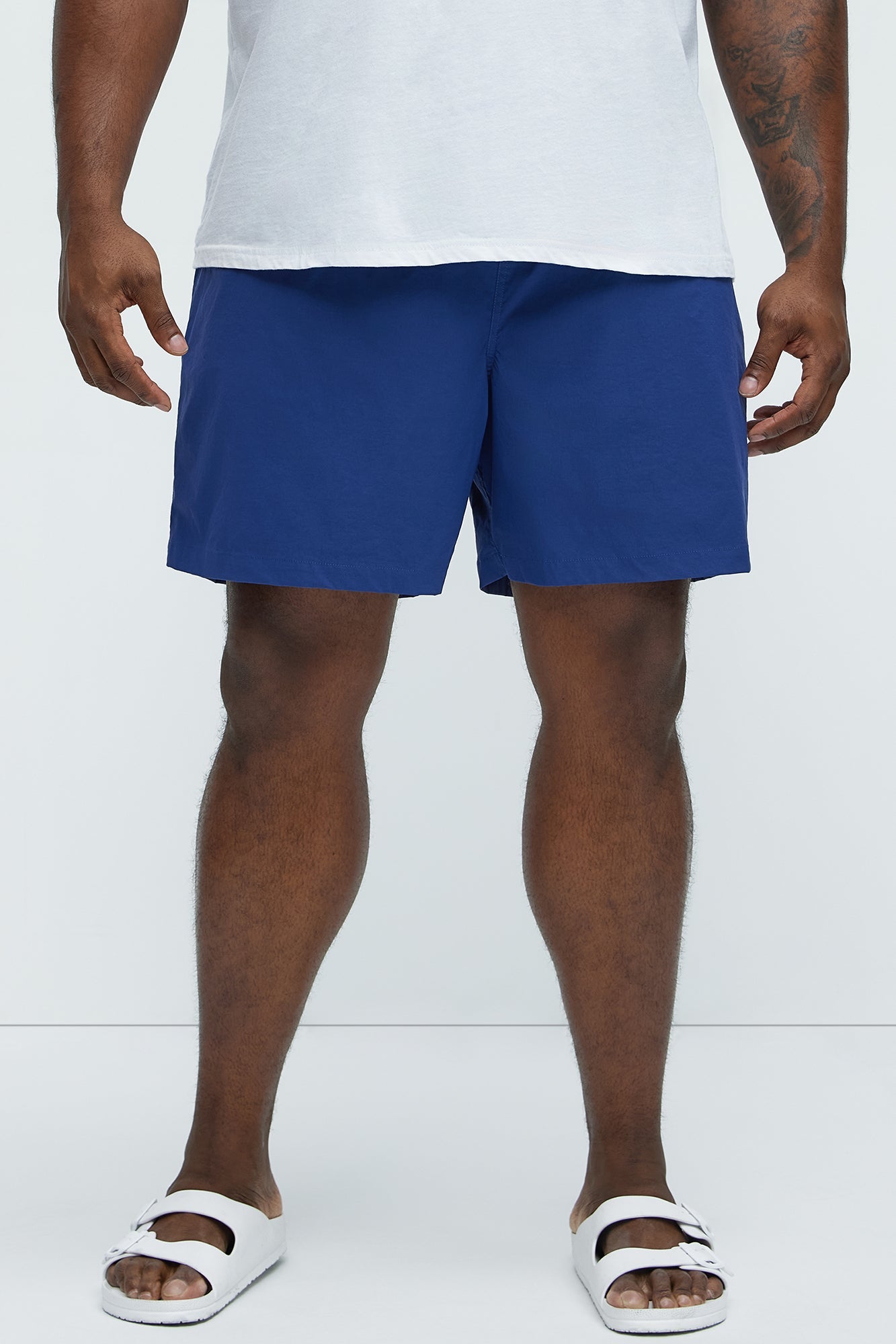 Montez Stretch Swim Trunk 7″ - Navy