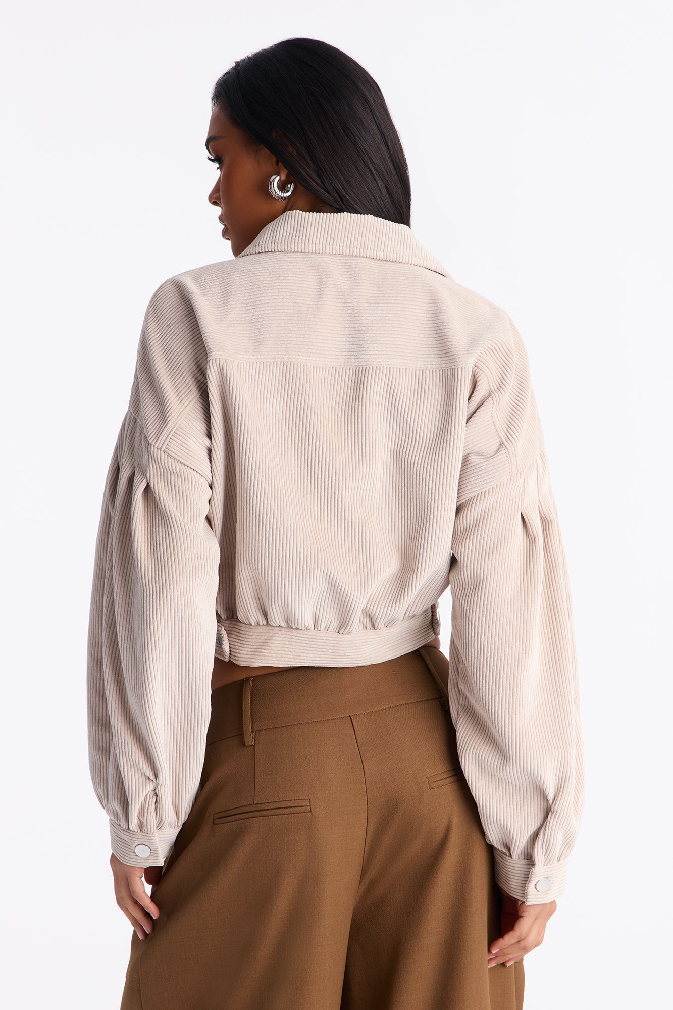 Road Tripping Corduroy Jacket - Stone