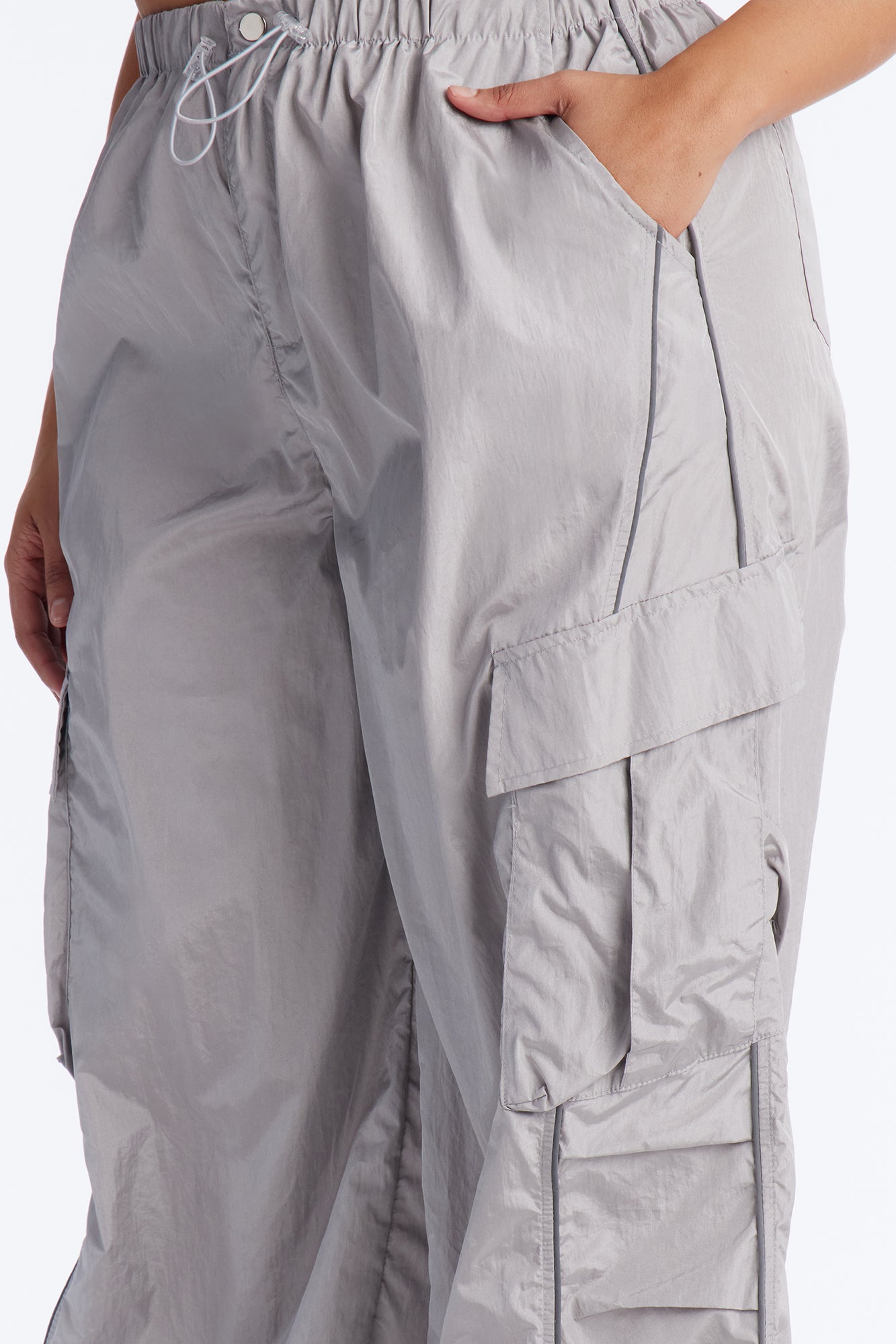Life Of Leisure Windbreaker Joggers 30″ - Grey