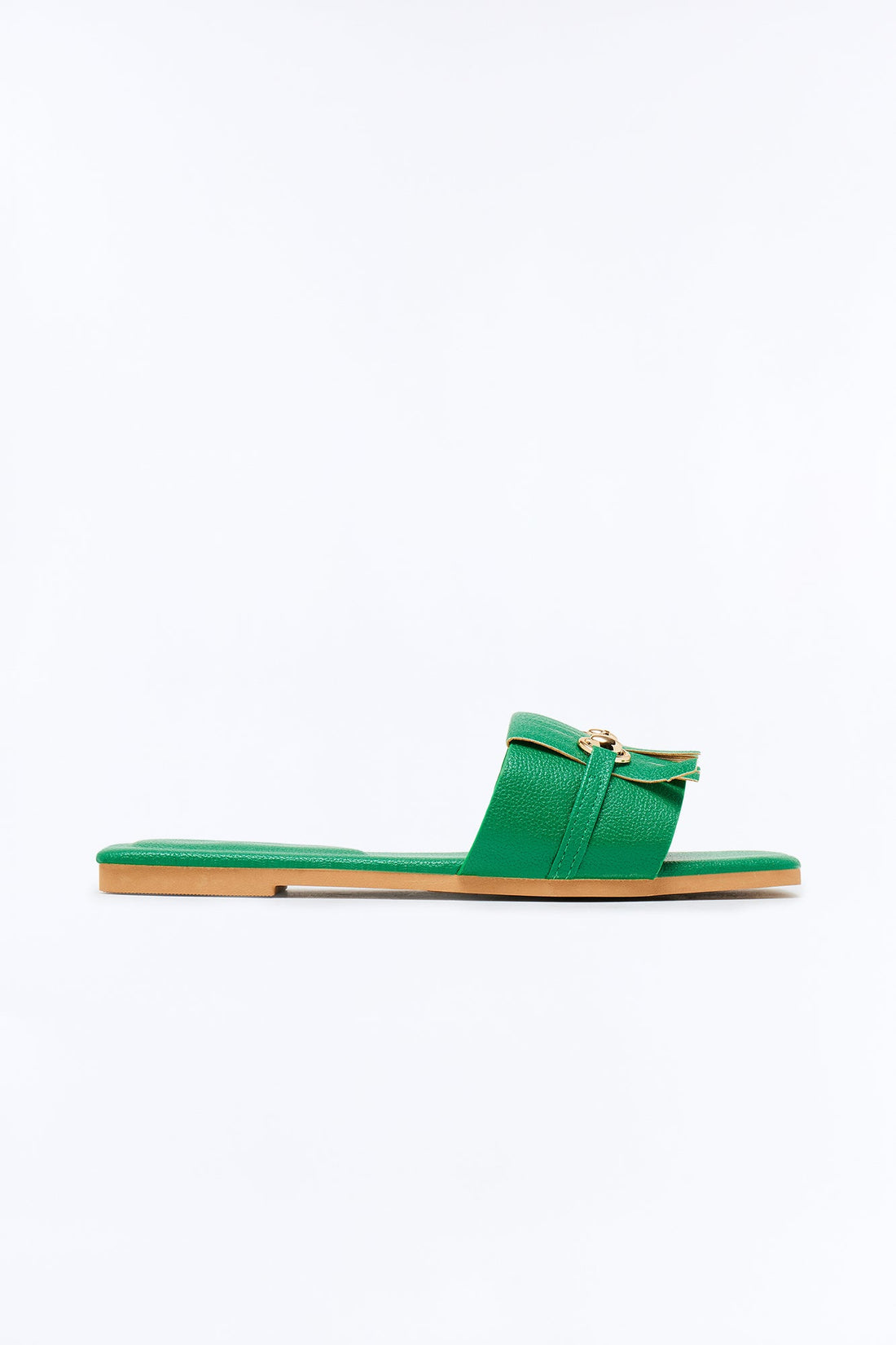 Jay Hardware Slip On Sandals - Green