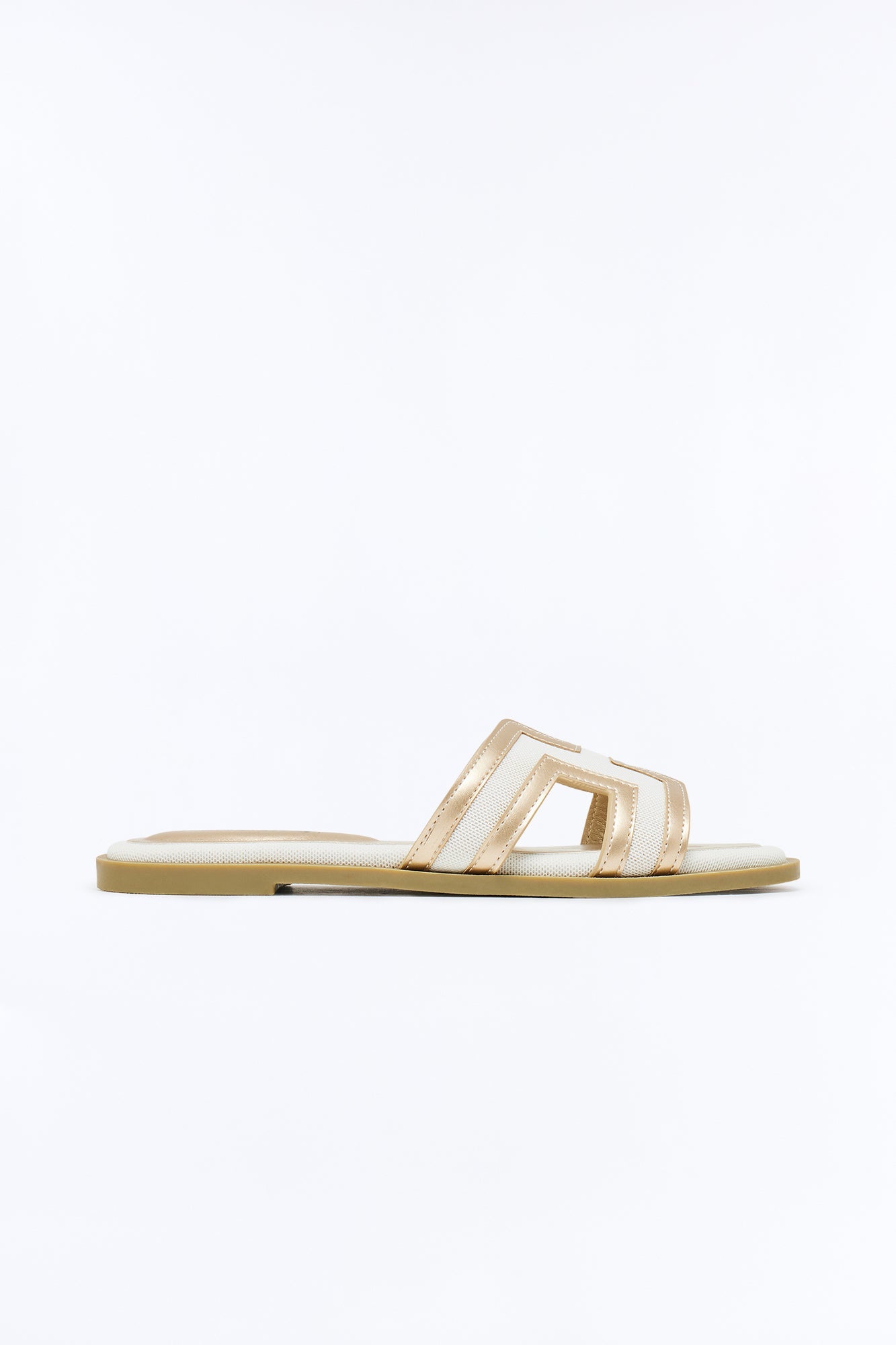 Endless Fun Flat Sandals - Gold