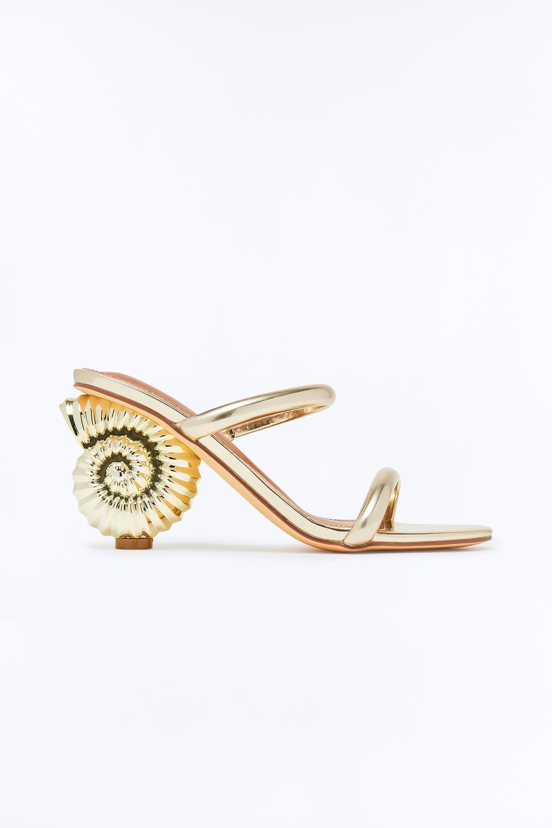 Polynesia Seashell Mules - Gold