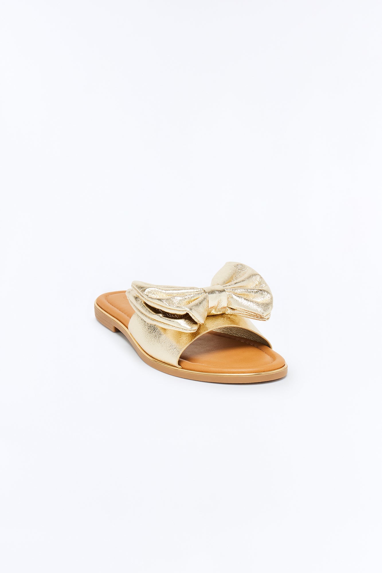 Lizzie Bow Sandals - Gold