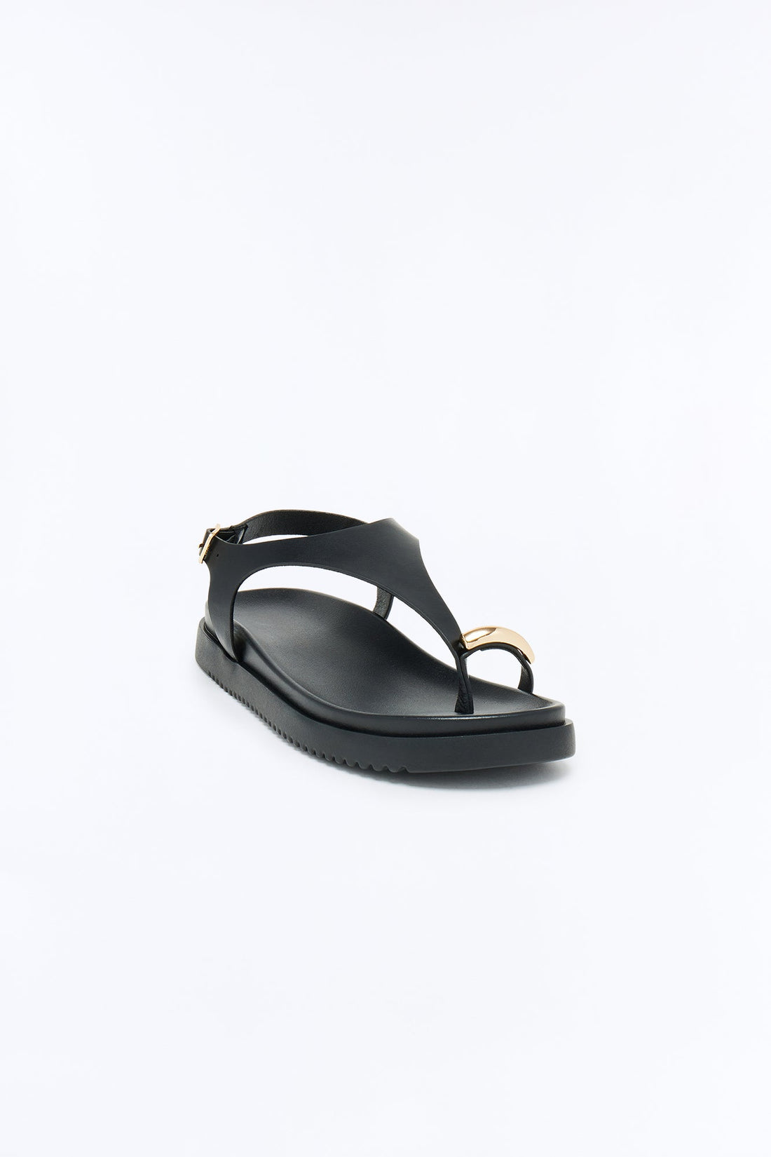 Gabbi Toe Ring Sandals - Black