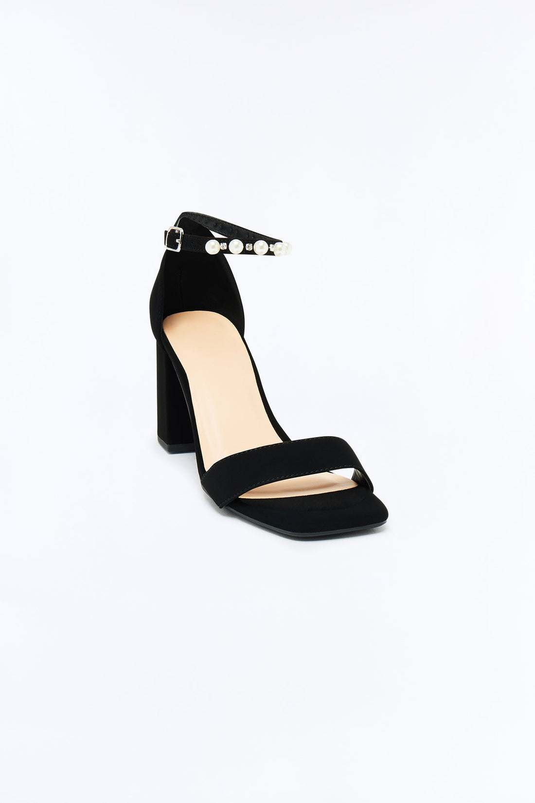 Sophia Peal Block Heels - Black