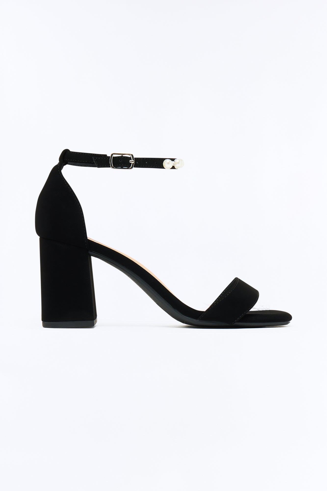 Sophia Peal Block Heels - Black