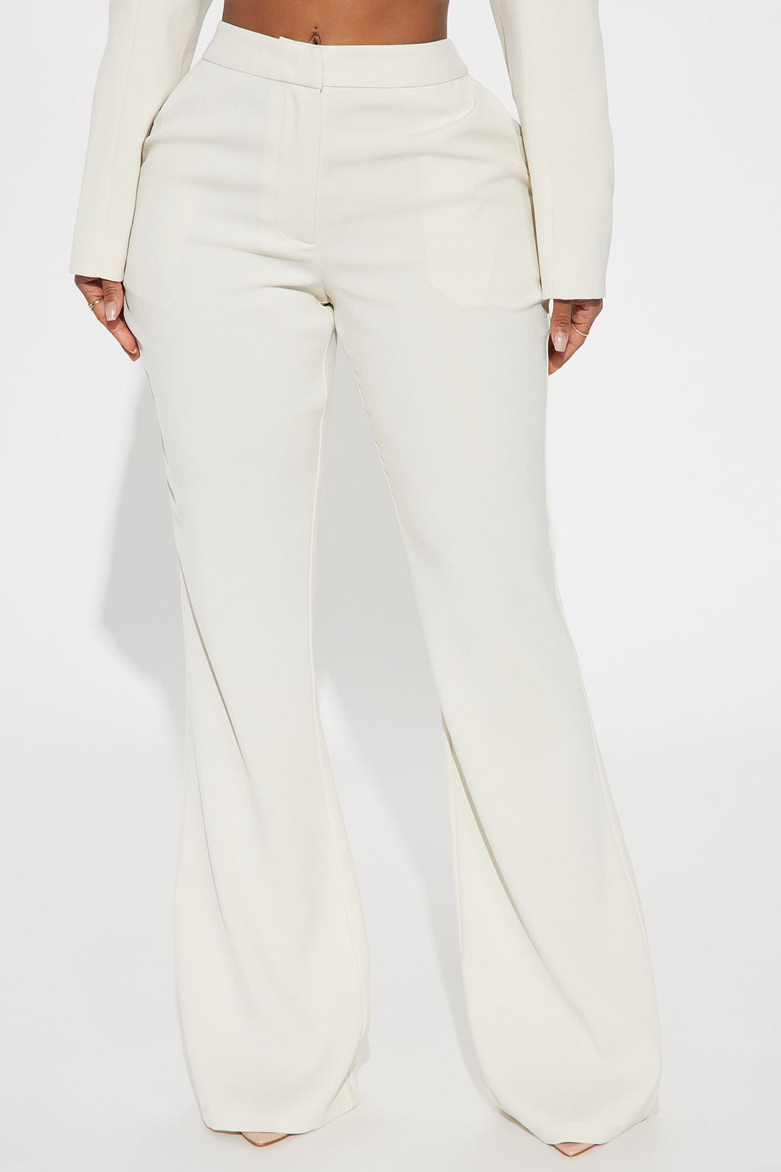 Breaking Even Flare Trouser - Cream