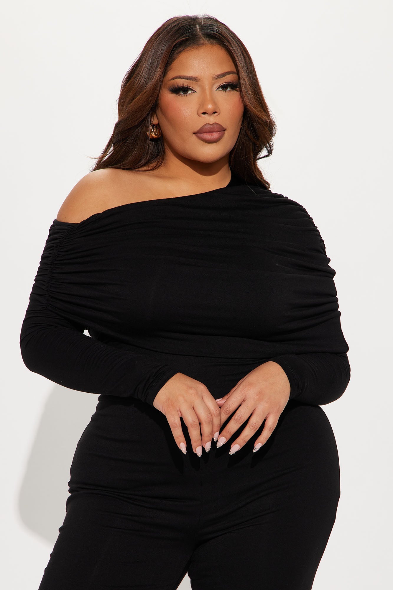 Getting To Know You Jumpsuit - Black