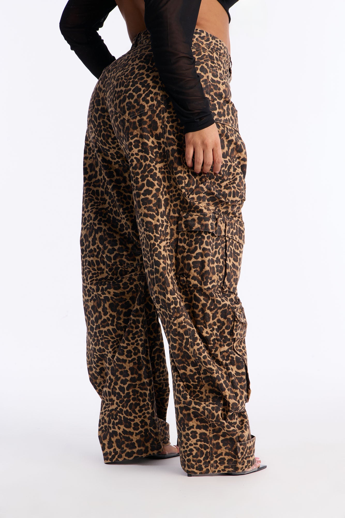 Reservoir Leopard Utility Pant - Brown/combo