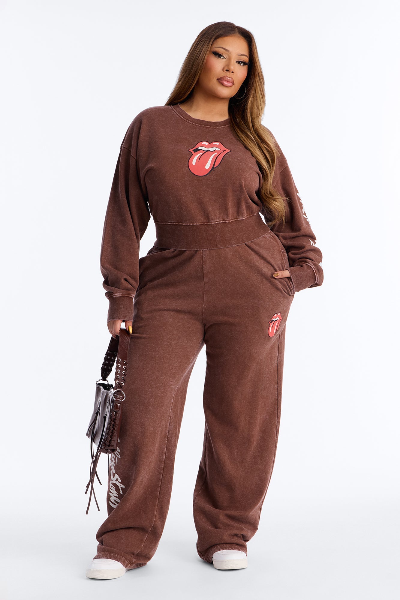The Rolling Stones Washed Pant - Brown