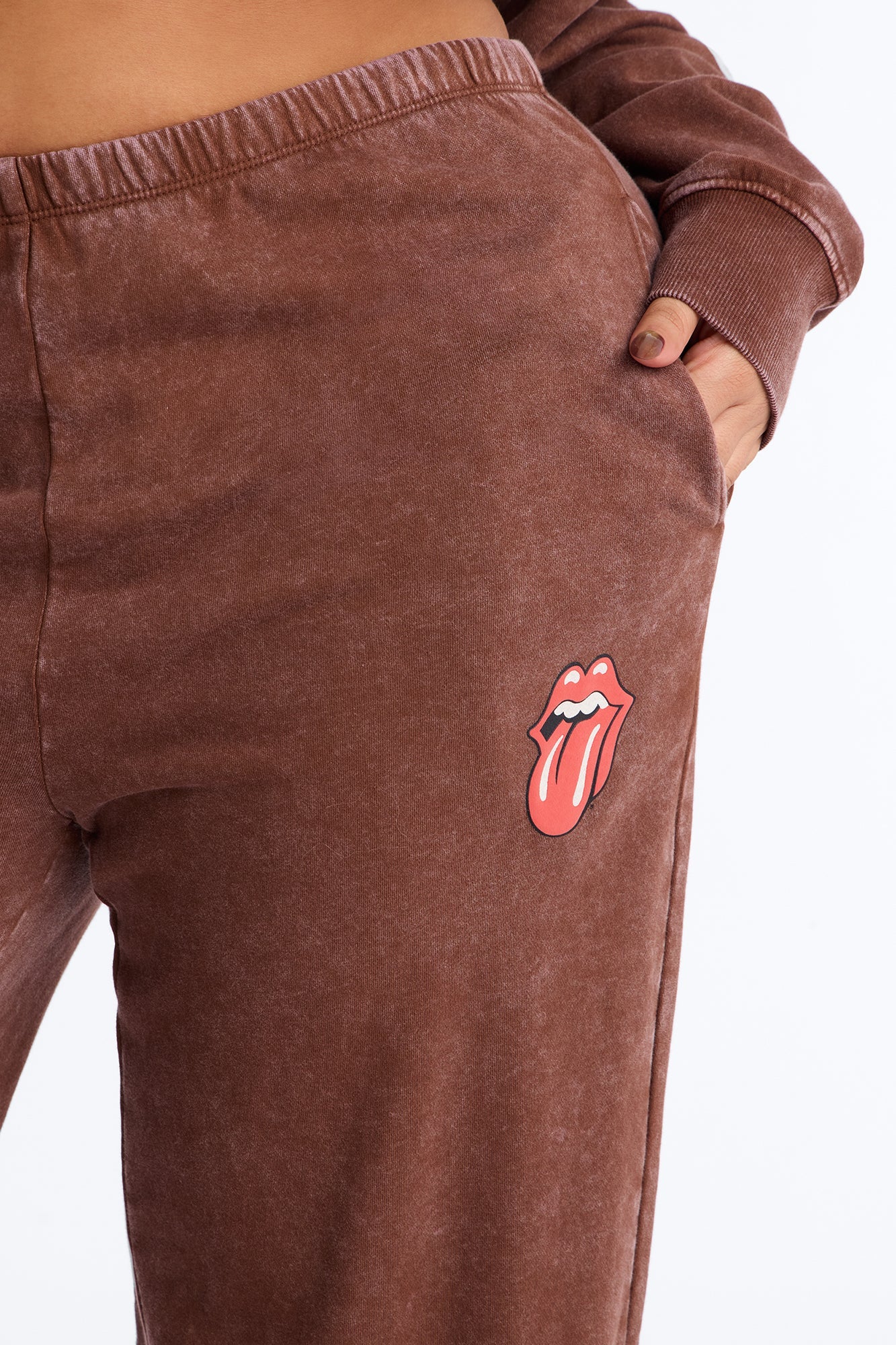 The Rolling Stones Washed Pant - Brown