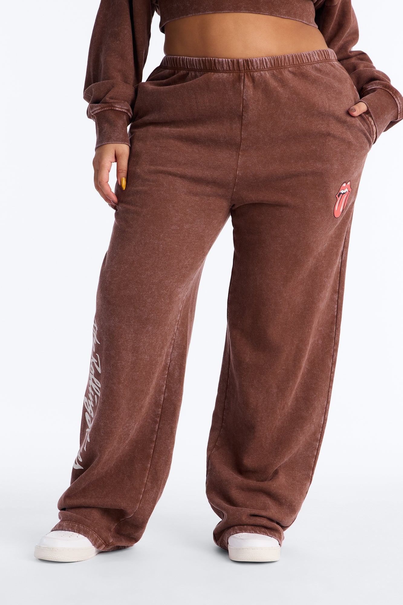 The Rolling Stones Washed Pant - Brown
