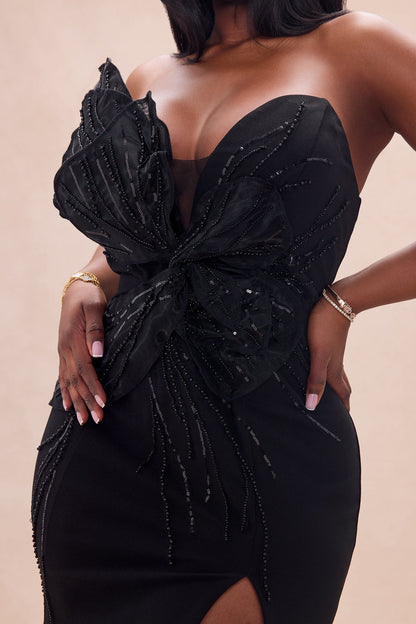 Katie Embellished Gown - Black