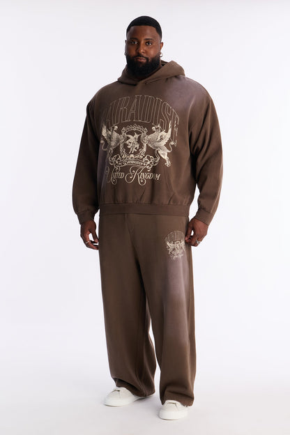 Paradise United Kingdom Washed Sweatpants - Brown