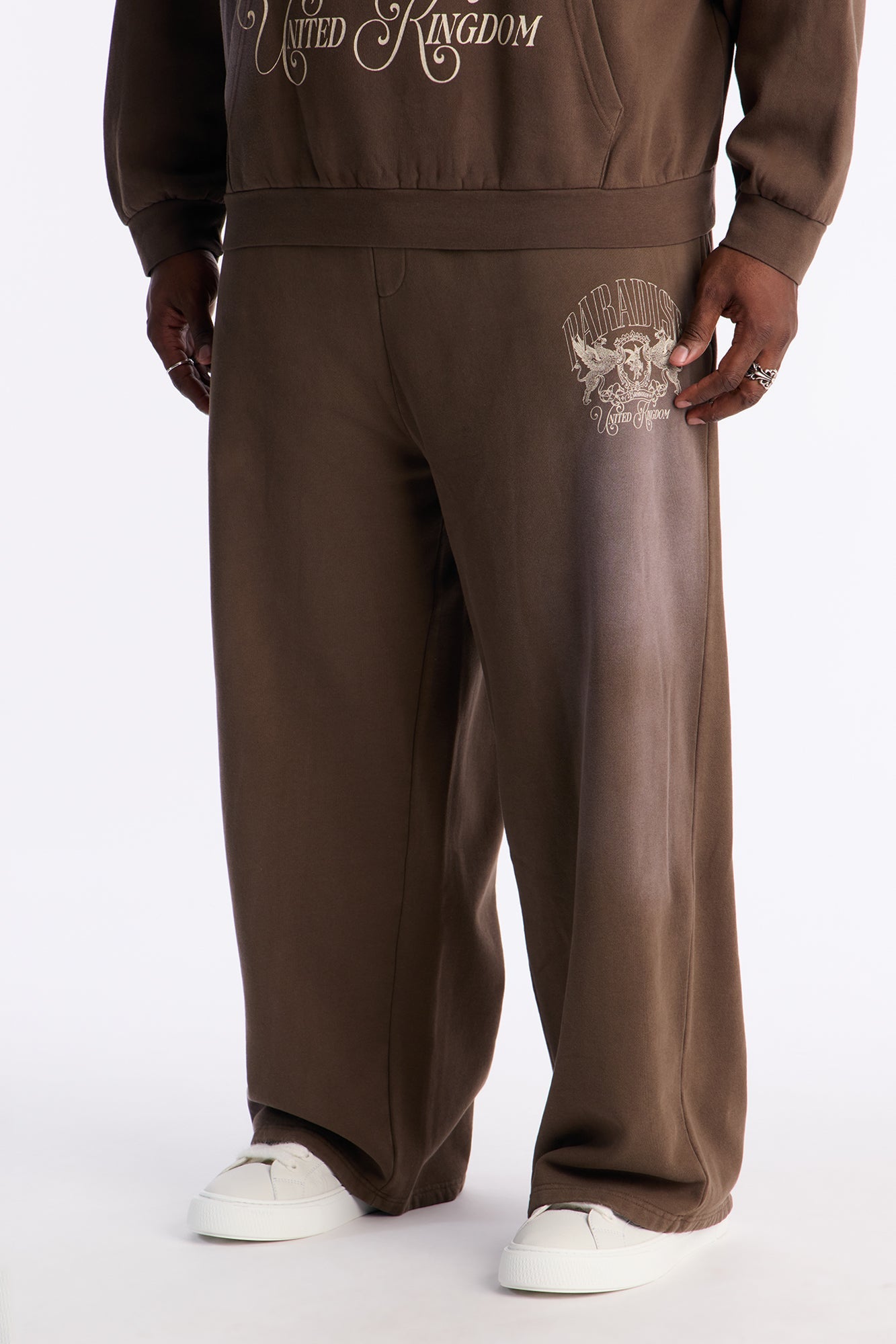 Paradise United Kingdom Washed Sweatpants - Brown
