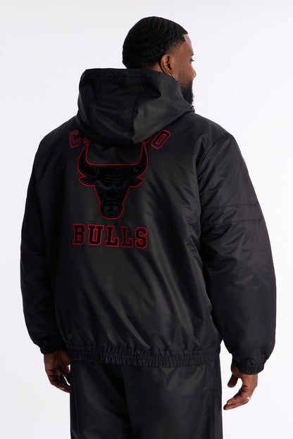 Bulls Black Out Jacket - Black
