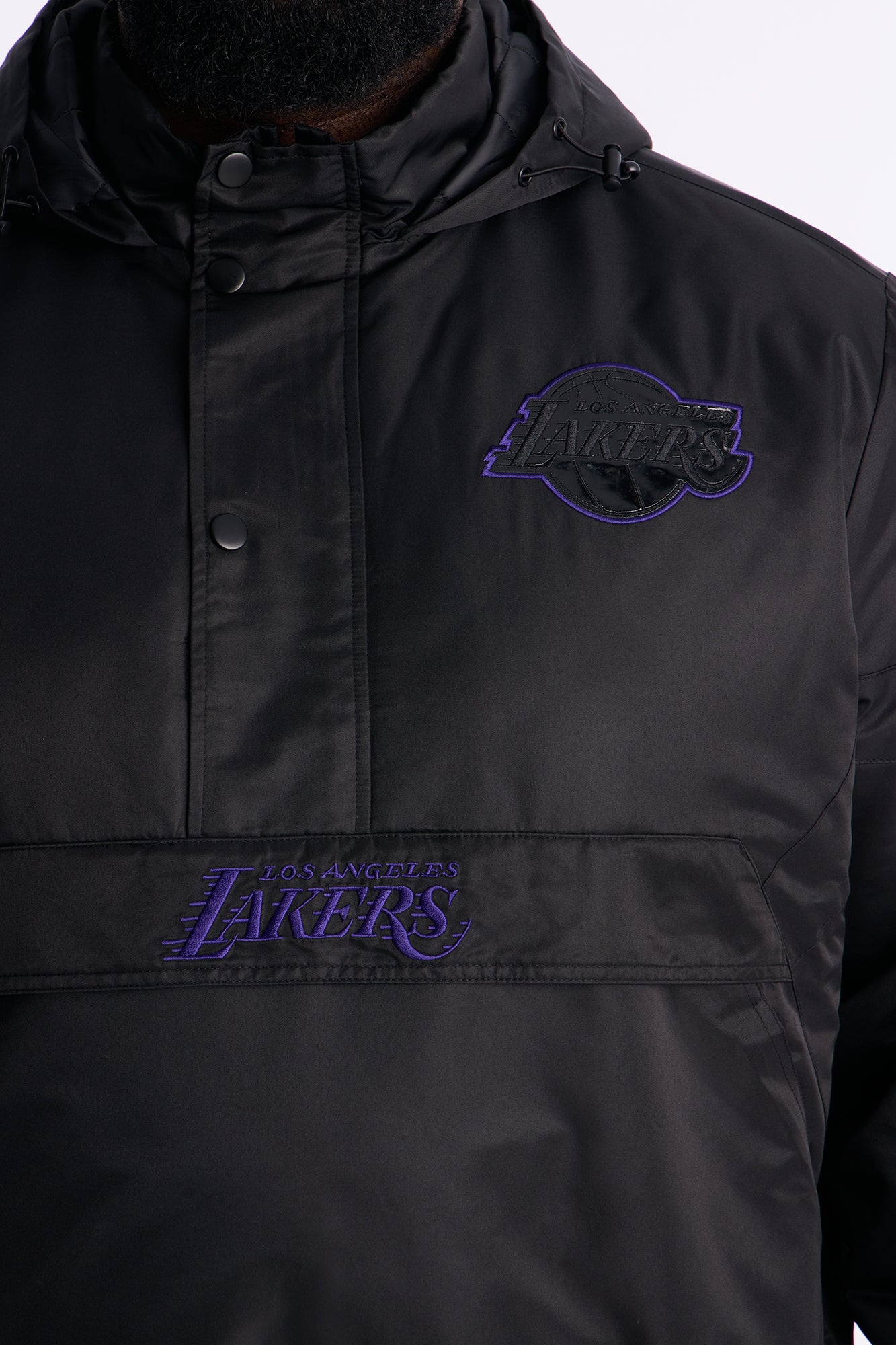 Lakers Black Out Jacket - Black