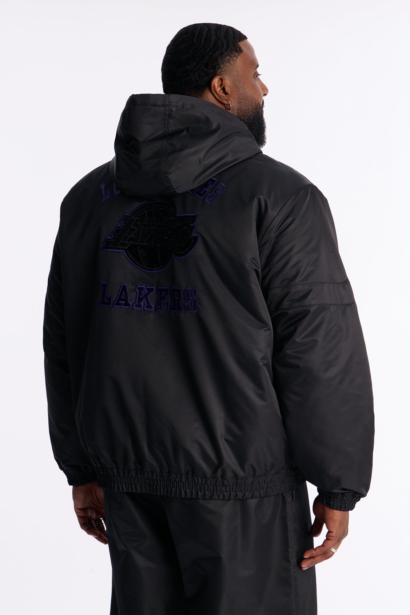 Lakers Black Out Jacket - Black