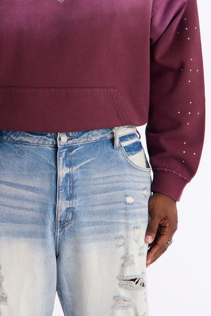 Undercover Baggy Jean - Medium Blue Wash