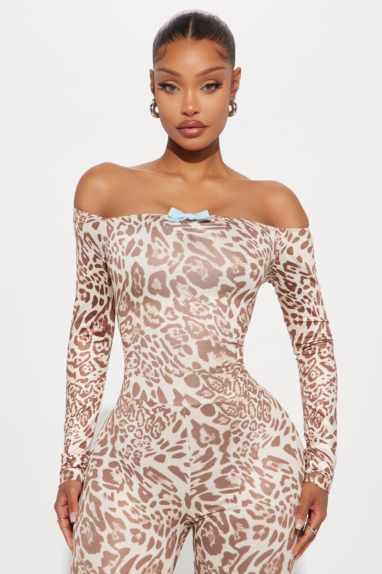 Jessica Capri Jumpsuit - Brown/combo