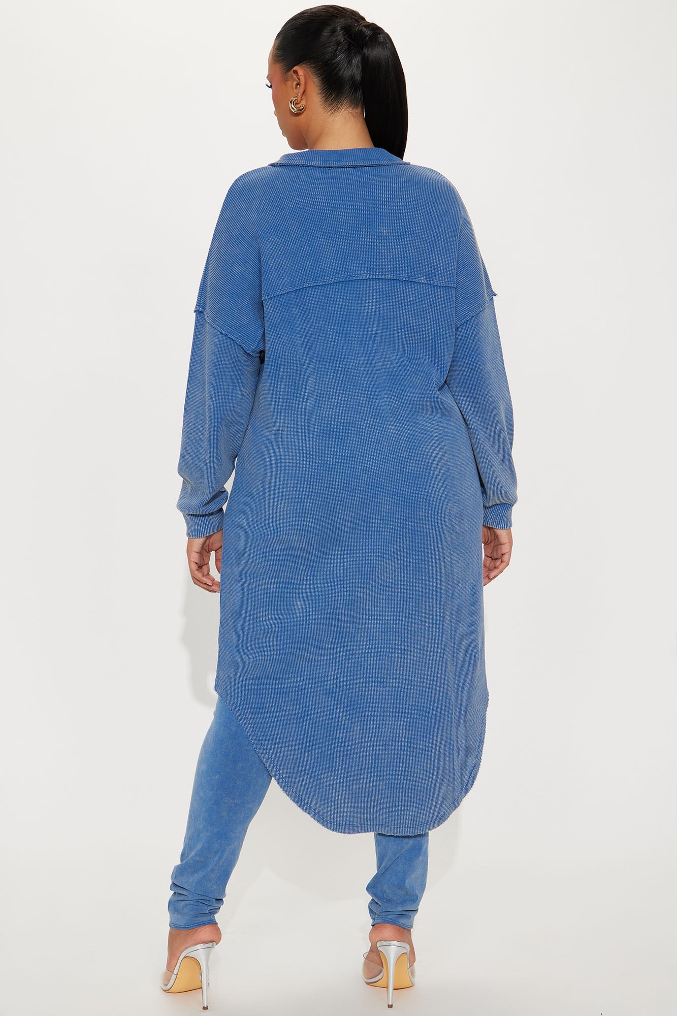 Cece Washed Legging Set - Blue
