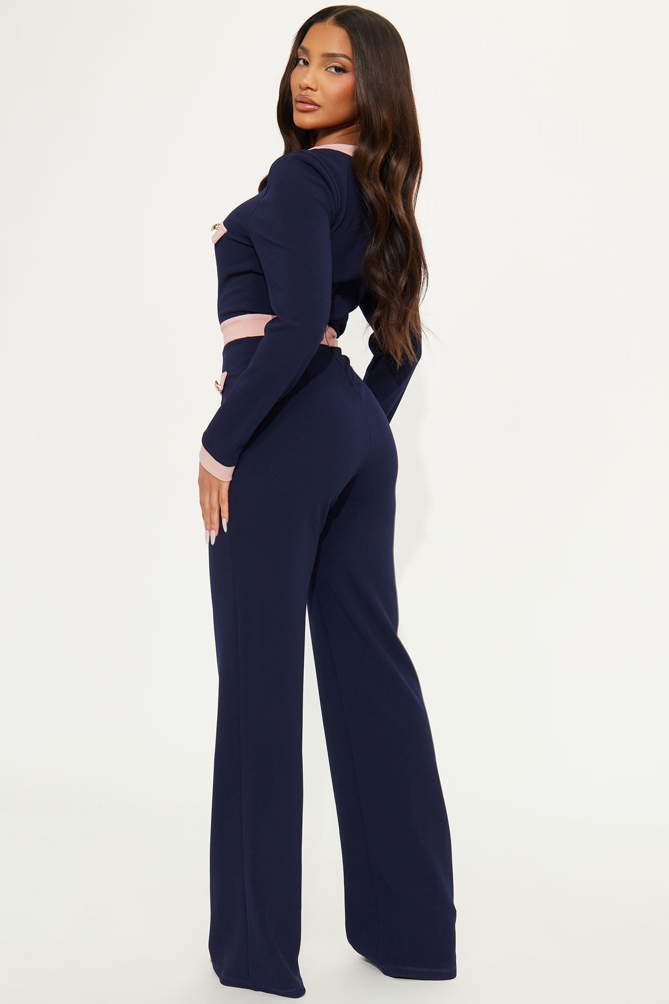 Executive Decisions Jumpsuit - Navy