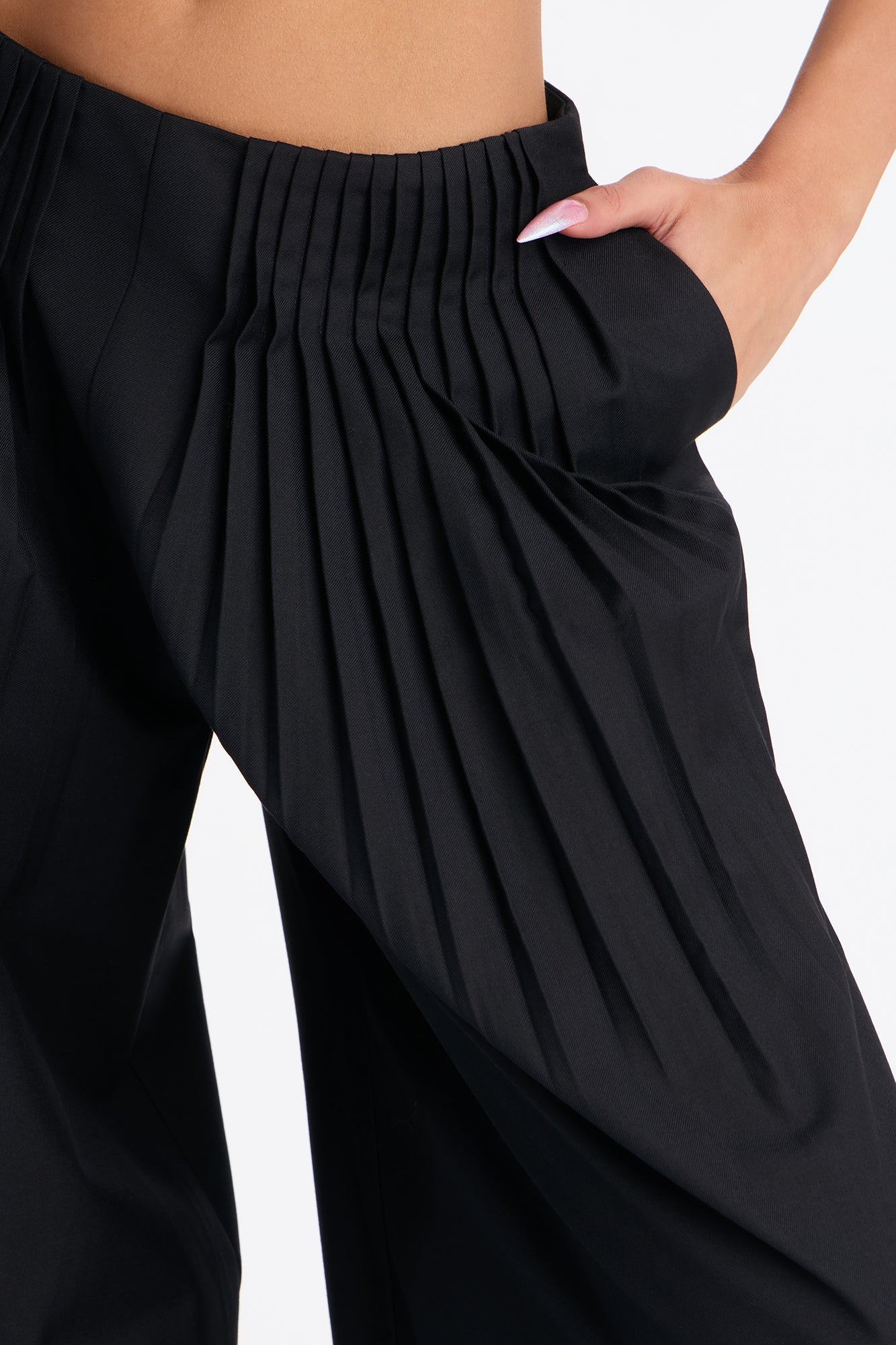 Corporate Queen Trouser Wide Leg Pant 32″ - Black