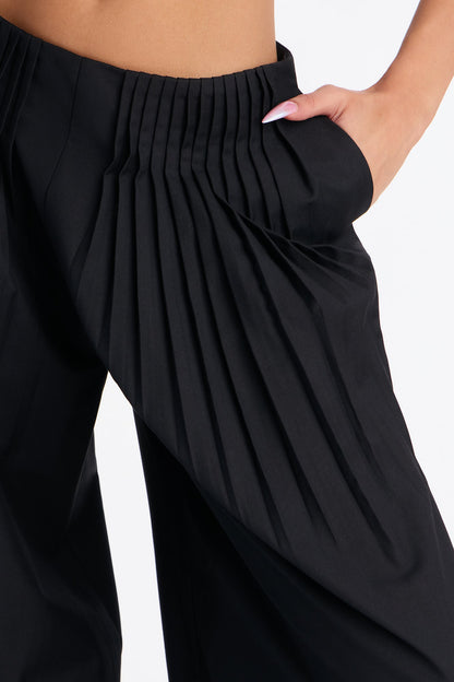 Corporate Queen Trouser Wide Leg Pant 32″ - Black