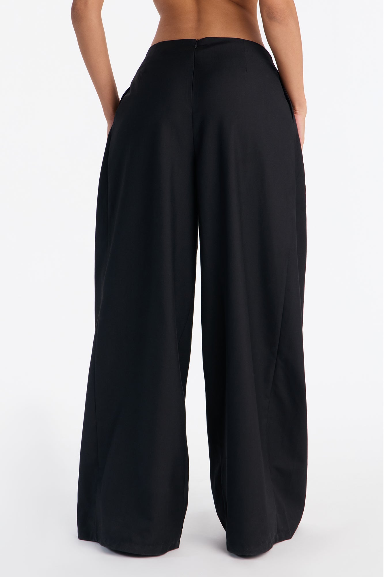 Corporate Queen Trouser Wide Leg Pant 32″ - Black